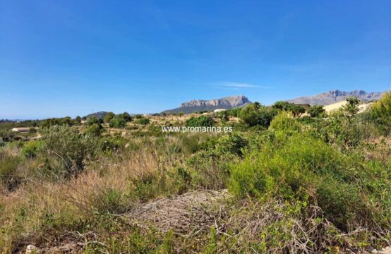 PRO2812<br>Exclusive plot in the heart of the Benissa wine area